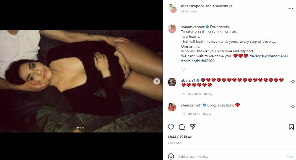 Anand Ahuja and Sonam Kapoor expecting their first child