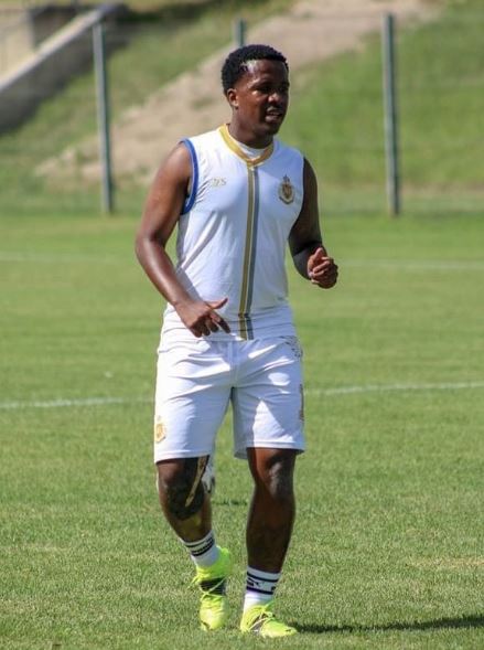 Andile is a footballer