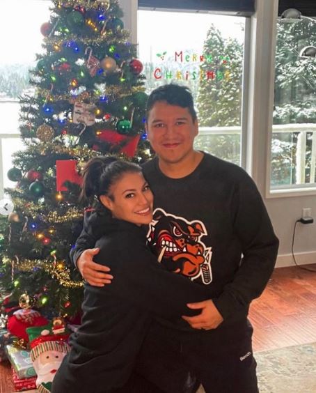 Ashley with her husband Wacey Rabbit