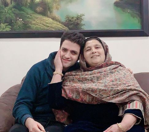 Athar Aamir Khan and his mom