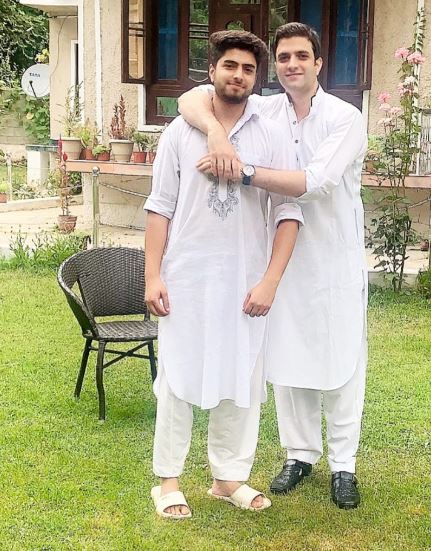 Athar Aamir Khan with his brother