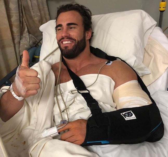 Calum Von Moger injury