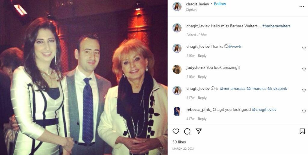 Chagit's first IG post