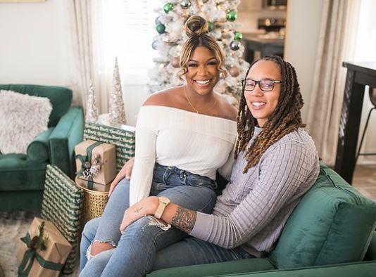 Cherelle with her wife Brittney Griner