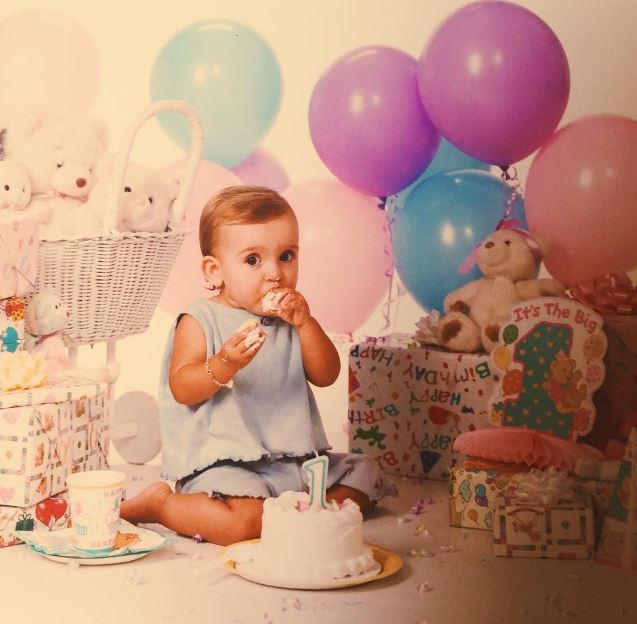 Childhood photo of Jewels