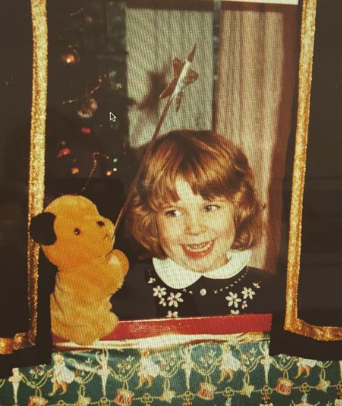 Childhood photo of Kate Kennedy