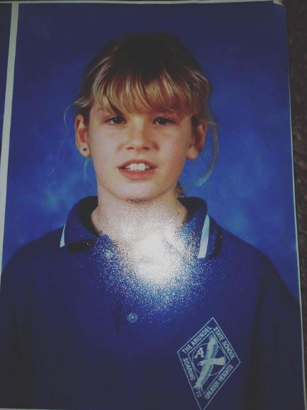 Childhood photo of Toni Storm