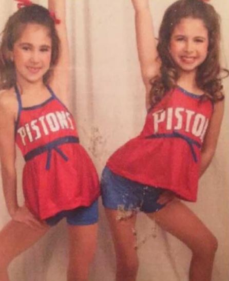 Childhood photo of the Wilking sisters
