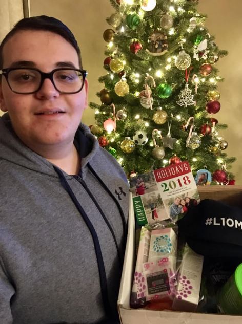 Christian Guardino likes to celebrate Christmas