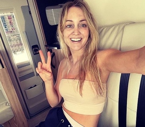 Christina Wolfe rose to fame after playing Kate in the film The Weekend Away