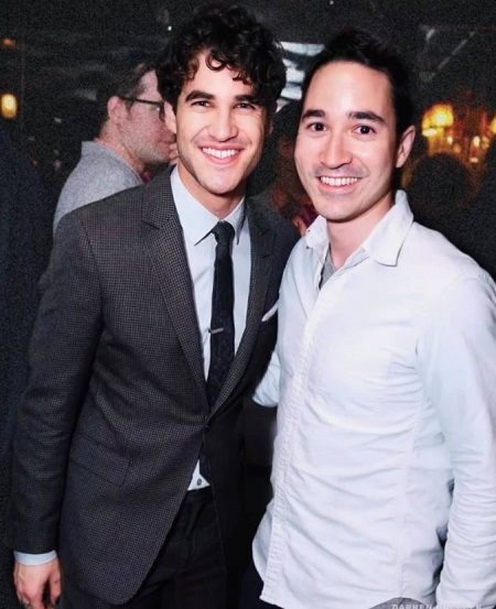Chuck Criss with his brother