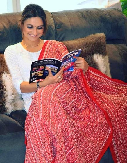 Dimpy Ganguli loves to read magazines