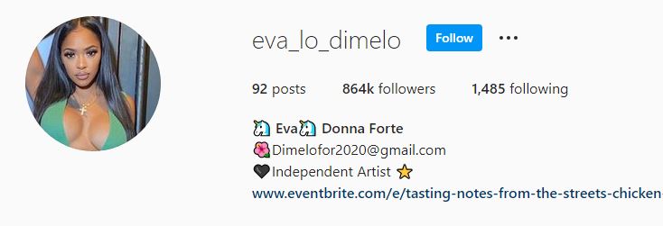 Eva Lopez Instagram account