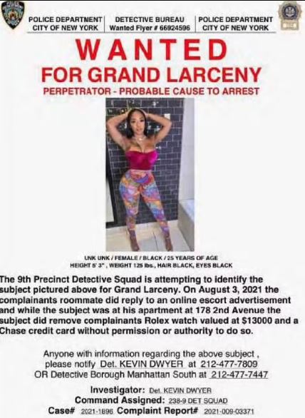 Eva Lopez falsely considered as Wanted girl