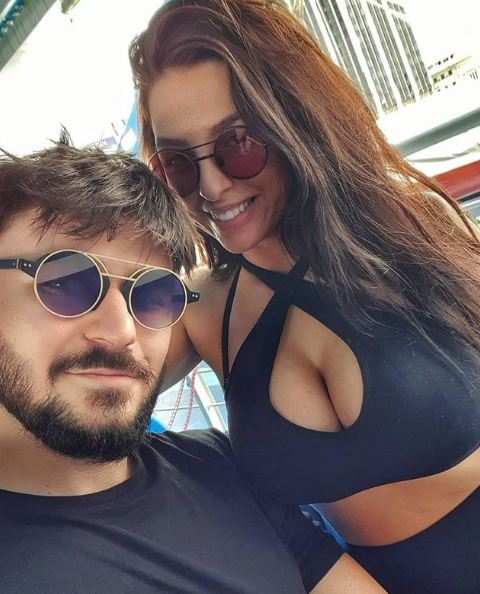 Eva Savagiou with her friend