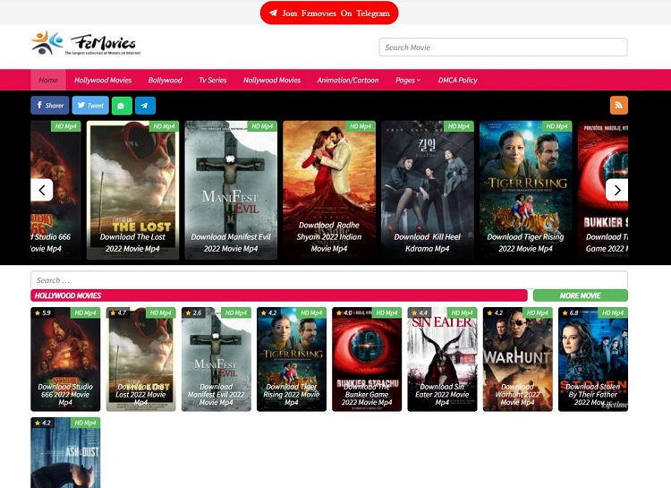 FZmovies (2022) » HD Bollywood, Hollywood Dubbed Movies Downloading Site