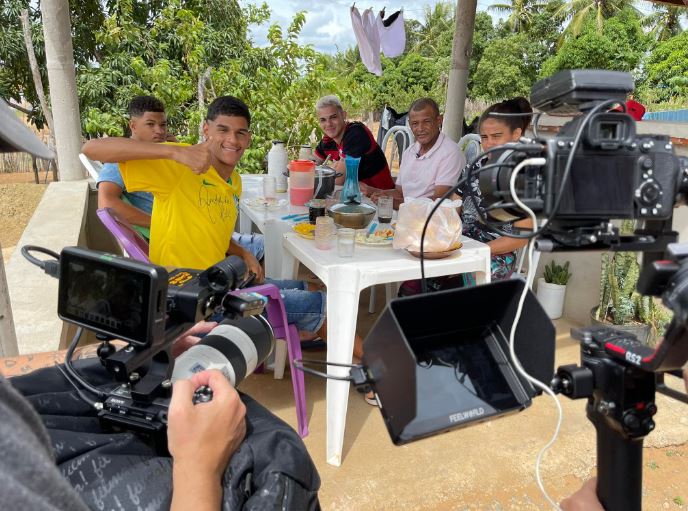 Ferreira with his family