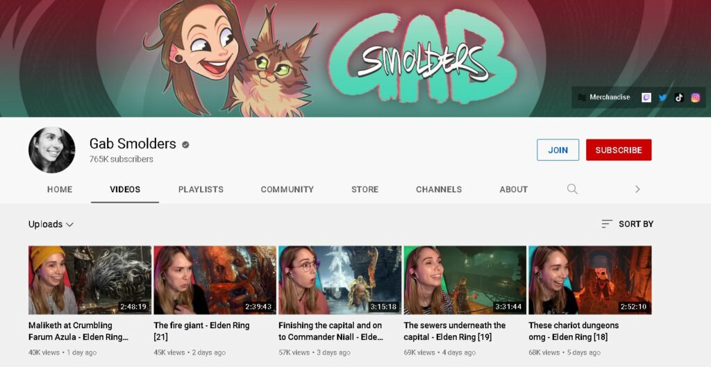 Gab Smolders YouTube channel