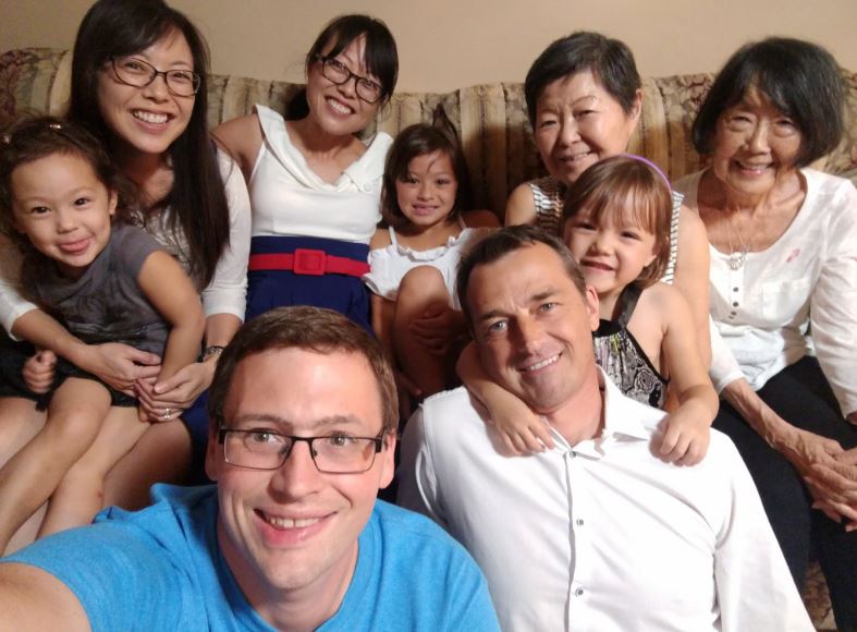 Grace Jenkins with her family