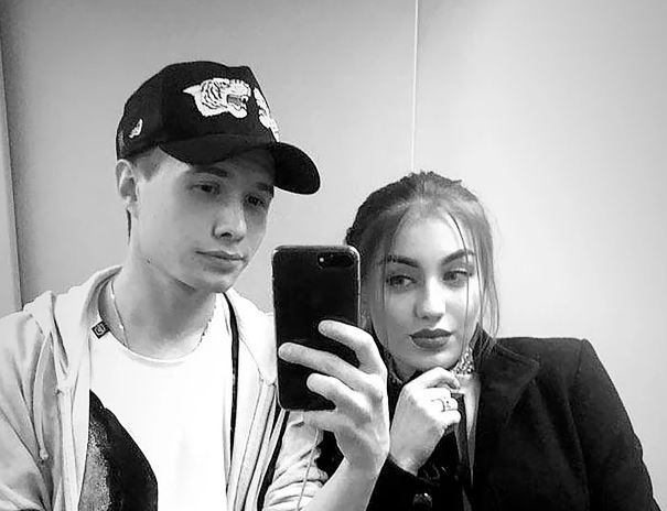Gretta Vedler and her friend Evgeniy Foster