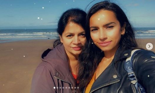 Harpreet with her mother Jasbir Kaur