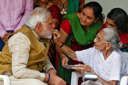 Heeraben Modi Wikipedia, Biography, (Early Life & Education)