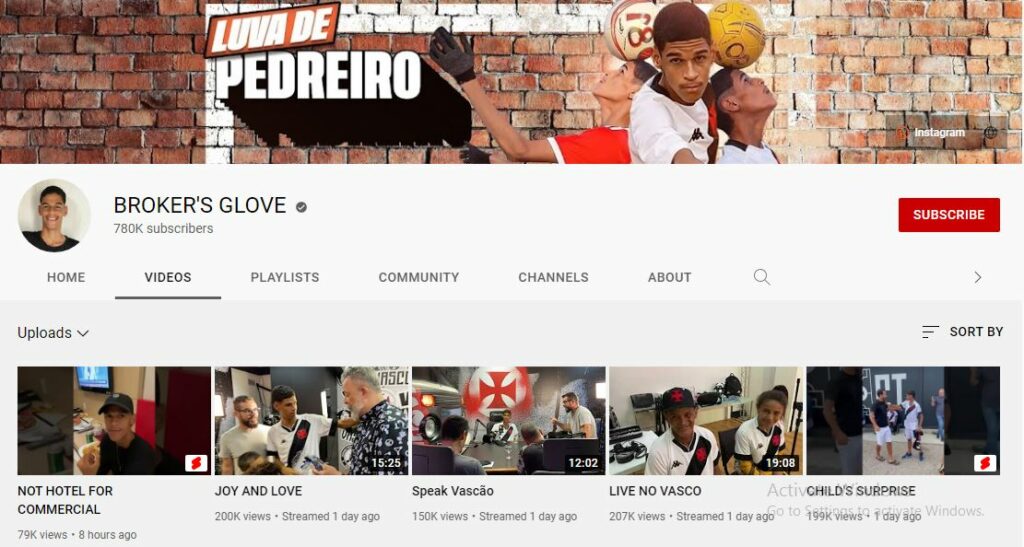 Iran Ferreira's Youtube channel