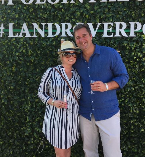 Jason Warne and his wife