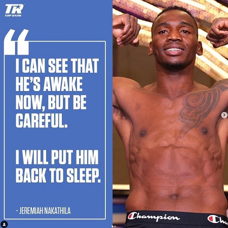 Jeremiah Nakathila Career, Record, Next Fight & Profession