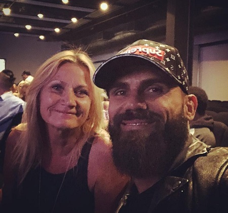 Jeremy Jackson and his mother