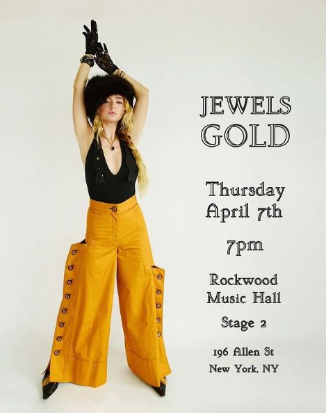 Jewels Gold's latest music shows