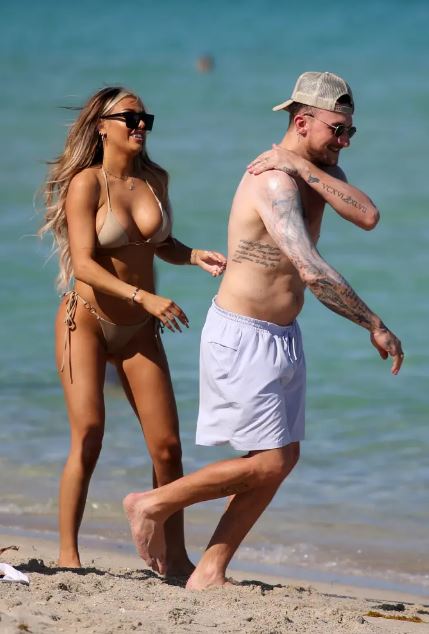 Johnny Manziel and Kenzie Werner spotted at beach