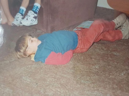 Jordan North Childhood picture