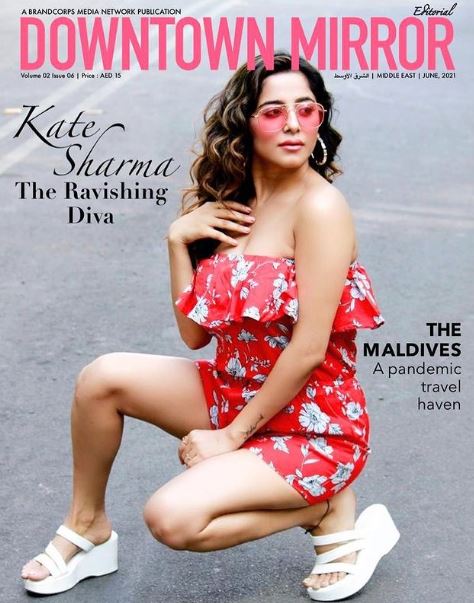 Kate featured on various magazine covers