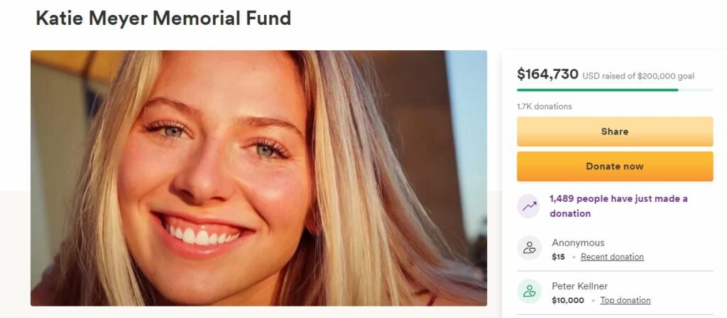 Katie Meyer Go Fund Me Page