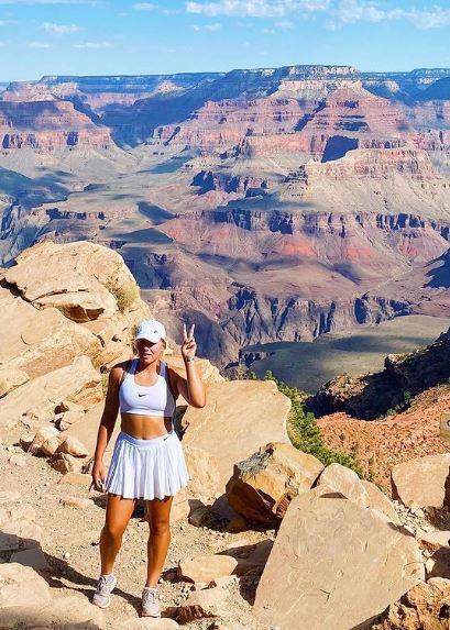 Katie Meyer likes traveling