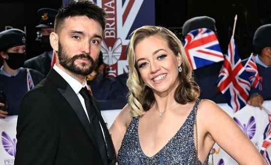 Kelsey Hardwick with her husband
