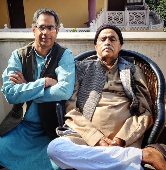Kirori Singh Bainsla and his son Vijay