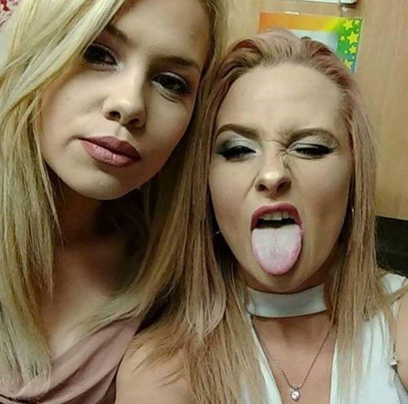Liana Jade and her sister Sian