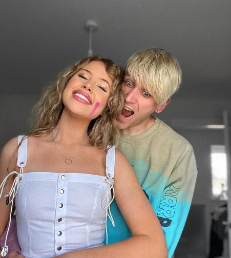 Liana Jade with her boyfriend