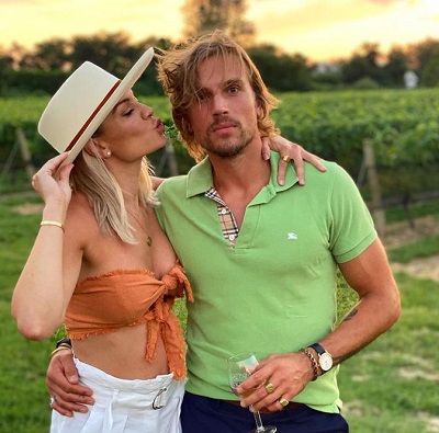 Lindsay Hubbard and her friend Luke Gulbranson