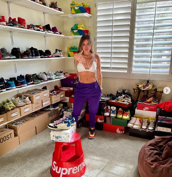 Liziane Gutierrez sneakers collection