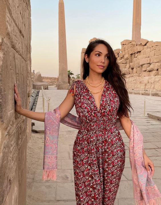 Maddy Belle was photographed during her trip to Egypt