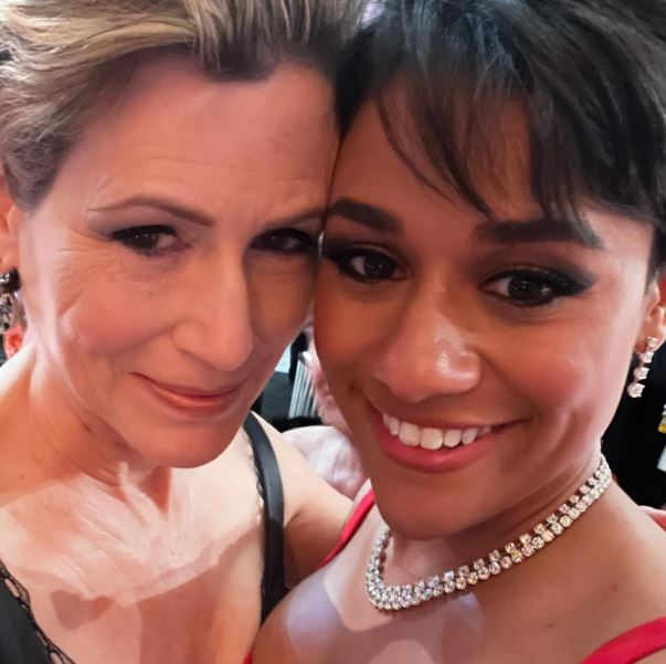 Makkoo with her girlfriend Ariana DeBose