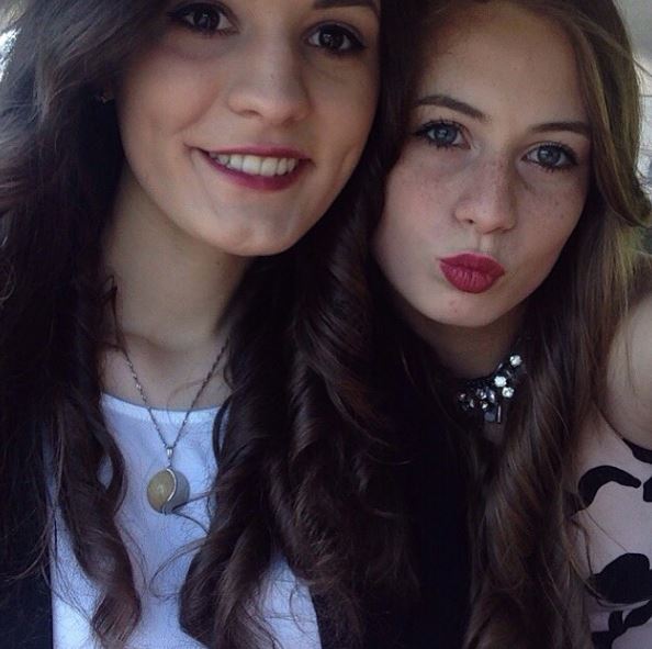 Maria and her sister Daniela Gherca