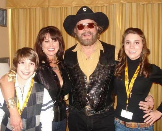 Mary Jane Thomas with her husband and kids