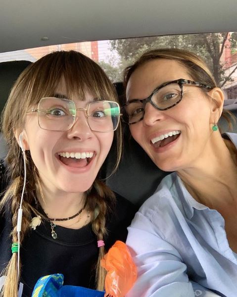 Maybee with her mother Trisha Cardoso