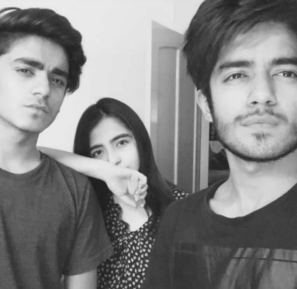 Merub Ali and her brothers
