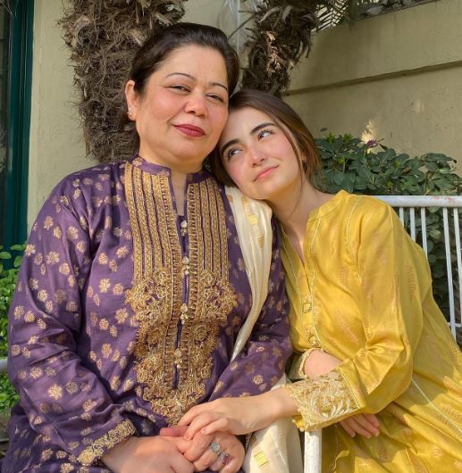 Merub Ali with her mother