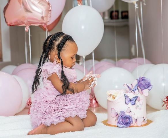 Mpisane's daughter Baby Flo